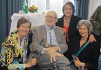 Joan Hordijk, Howard Raiffa, Martha Wohlwendt and Judith Raiffa at the IIASA Directors Meeting in 2012 
