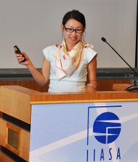 Miho Kamei at IIASA in 2014 