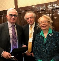 © IIASA ( L-R) Alexander Shokhin, President of the Russian Union of Industrialists and Entrepreneurs, Pavel Kabat and Tatyana Valovaya, Member of the Board (Minister) for Integration and Macroeconomics of the Eurasian Economic Commission. 