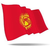 Kyrgyzstan flag © Jaws_73 | Shutterstock 
