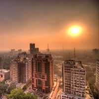 View of Delhi air pollution in 2006. © Ville Miettinen 