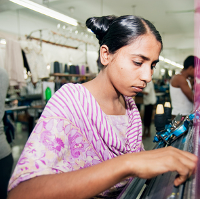 Employee at Garment Factory UN Photo/Kibae Park 