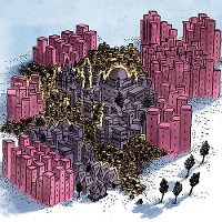 HOW CITIES SAVE OUR FUTURE A new comic illustrates the findings of a recent report on urbanization to which IIASA researchers contributed (© WBGU) 
