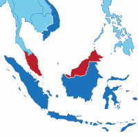 Map of Malaysia 