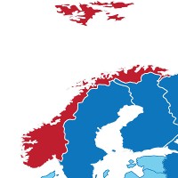 Map of Norway 