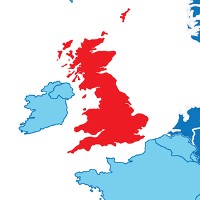 Map of UK 
