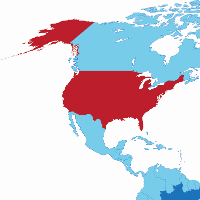 Map of USA 